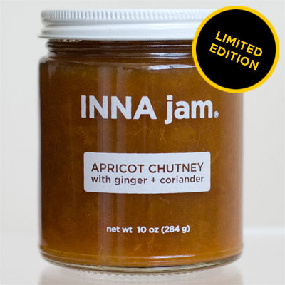 APRICOT CHUTNEY with ginger + coriander