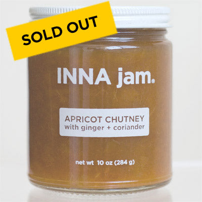 APRICOT CHUTNEY with ginger + coriander