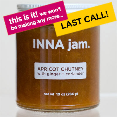 APRICOT CHUTNEY with ginger + coriander