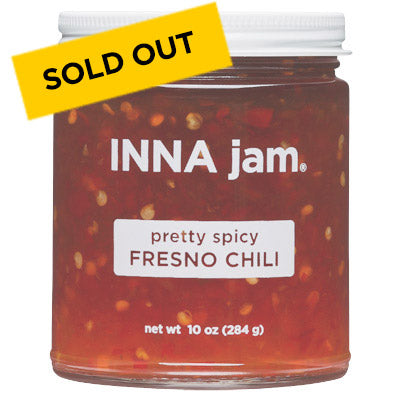 pretty spicy FRESNO CHILI jam