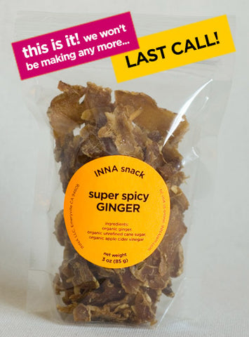 super spicy GINGER snacks