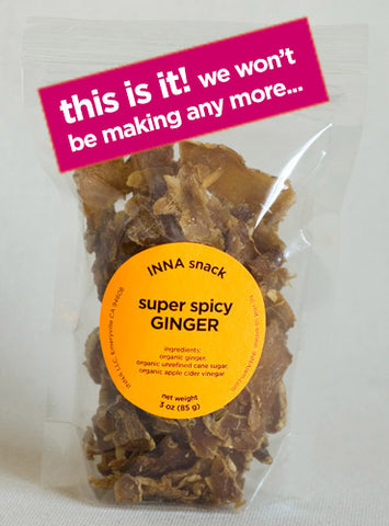 super spicy GINGER snacks