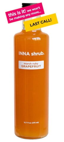 marsh ruby GRAPEFRUIT shrub