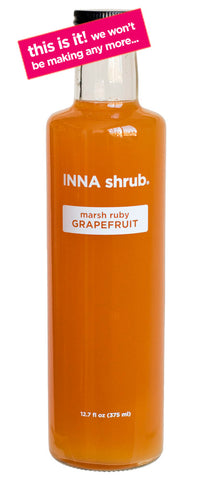 marsh ruby GRAPEFRUIT shrub