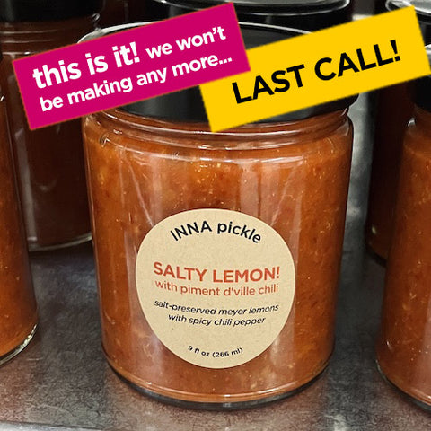 spicy SALTY LEMON! with piment d'ville chili