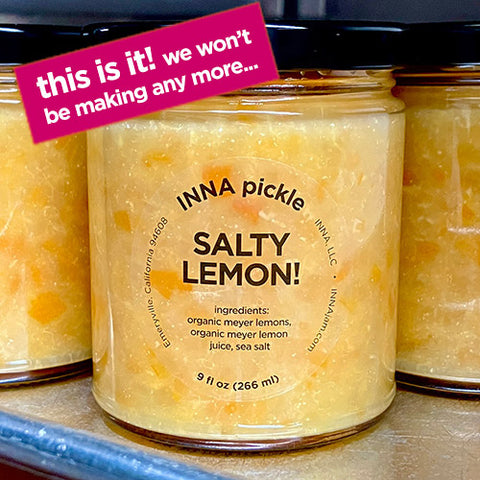 SALTY LEMON! salt-preserved meyer lemons, chopped up and ready to use
